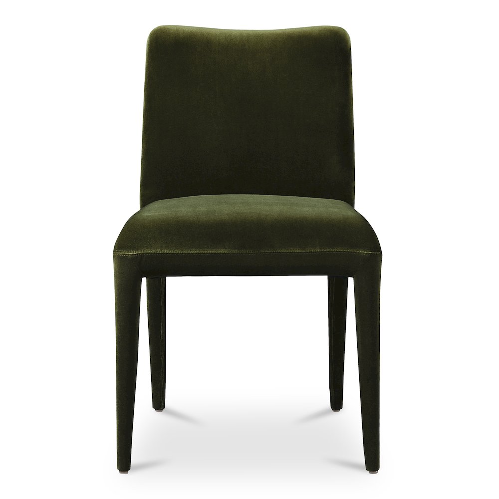 Calla Dining Chair Green Velvet - Set Of Two. Picture 4