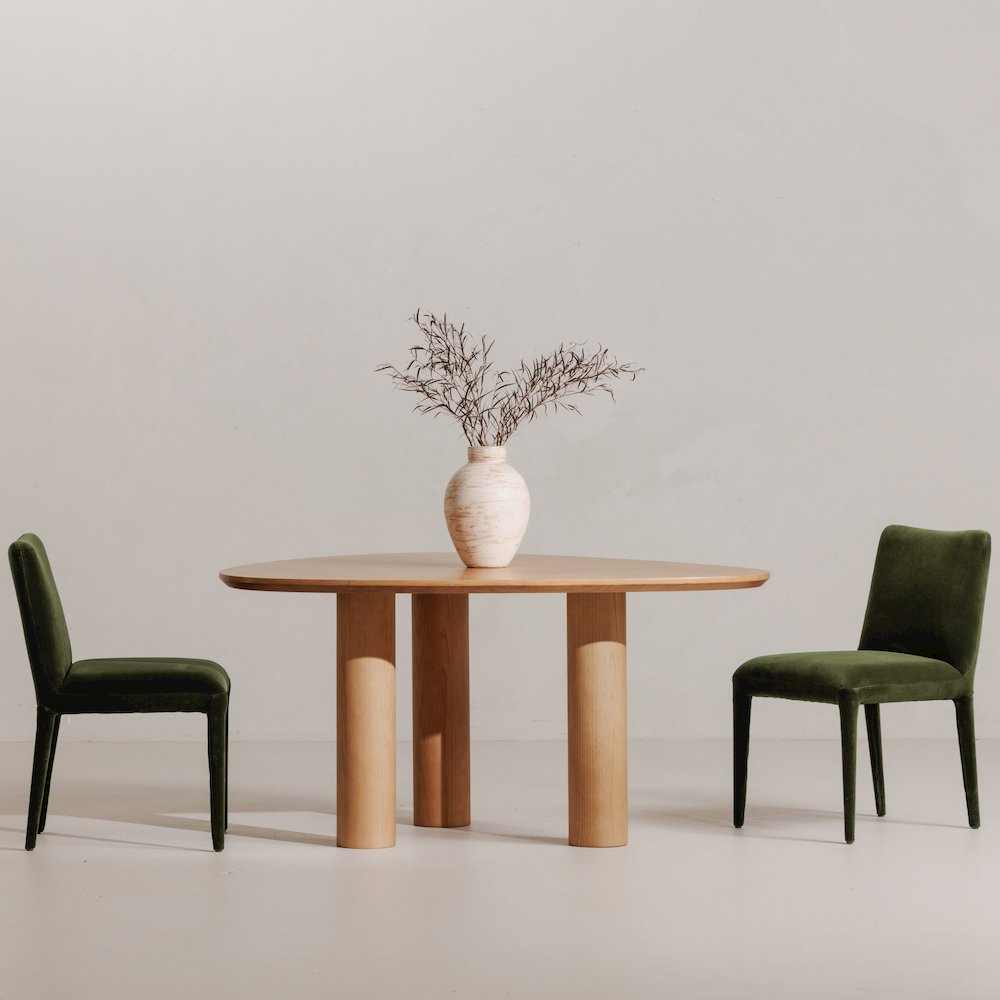 Calla Dining Chair Green Velvet - Set Of Two. Picture 10