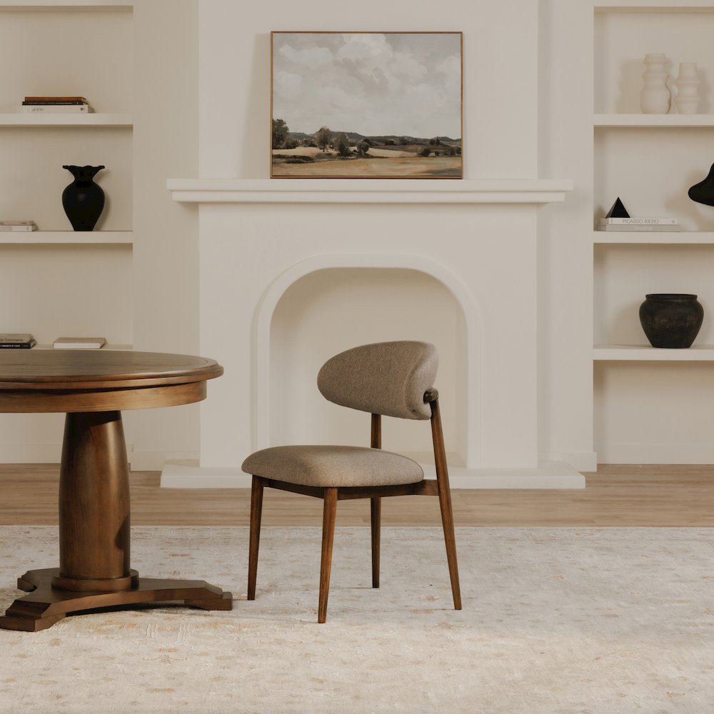 Ellie Dining Chair Light Brown. Picture 6