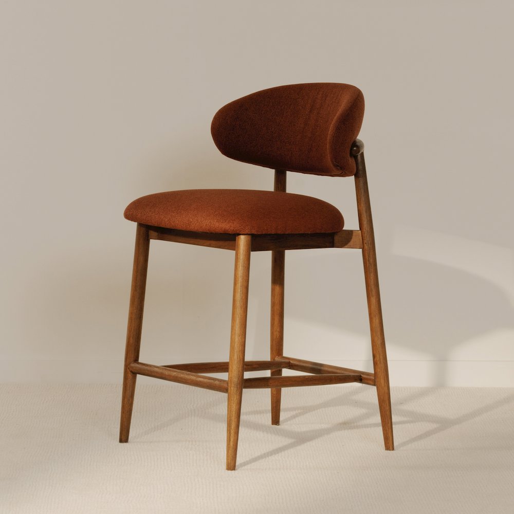 Ellie Counter Stool Rust. Picture 6