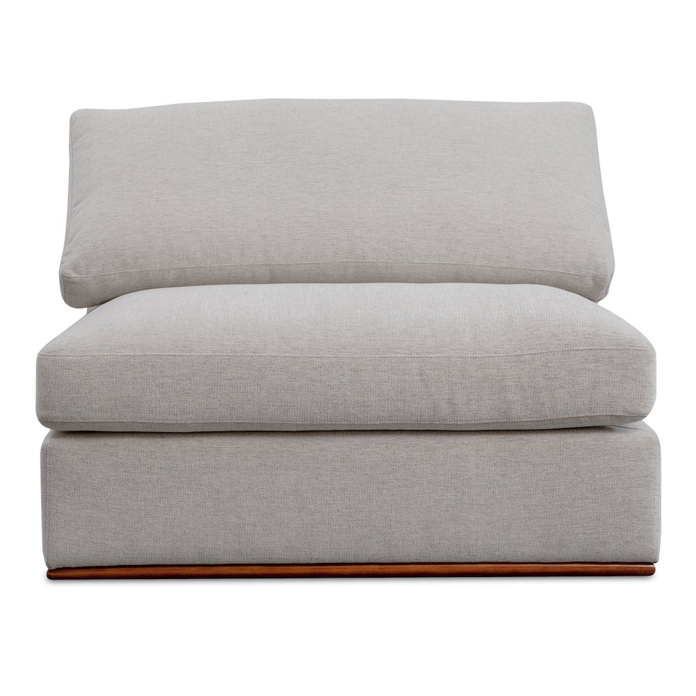 Rue Slipper Chair Flecked Grey. Picture 1