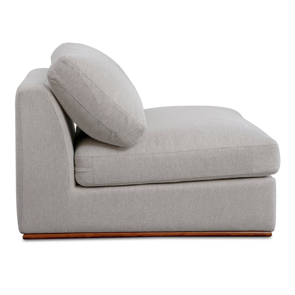 Rue Slipper Chair Flecked Grey. Picture 3