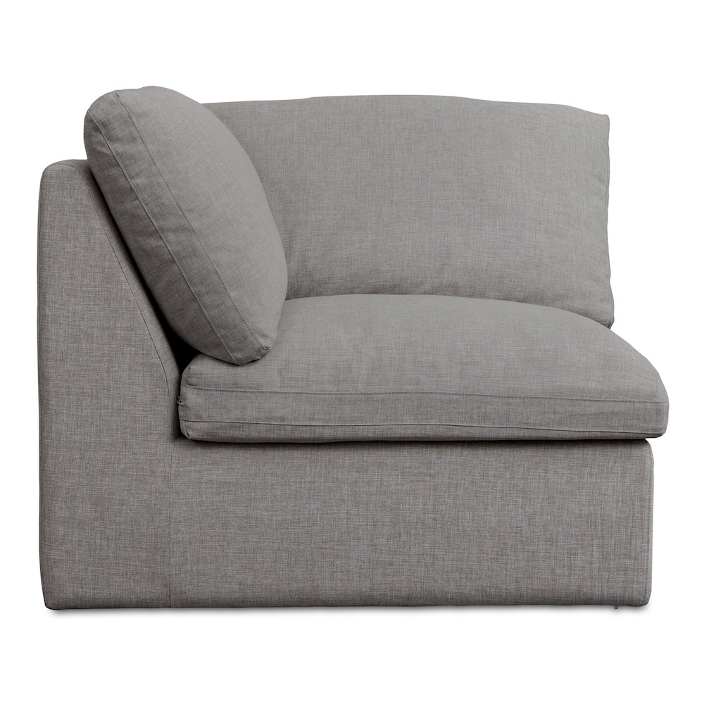 Miles Outdoor Corner Speckled Light Grey. Picture 1