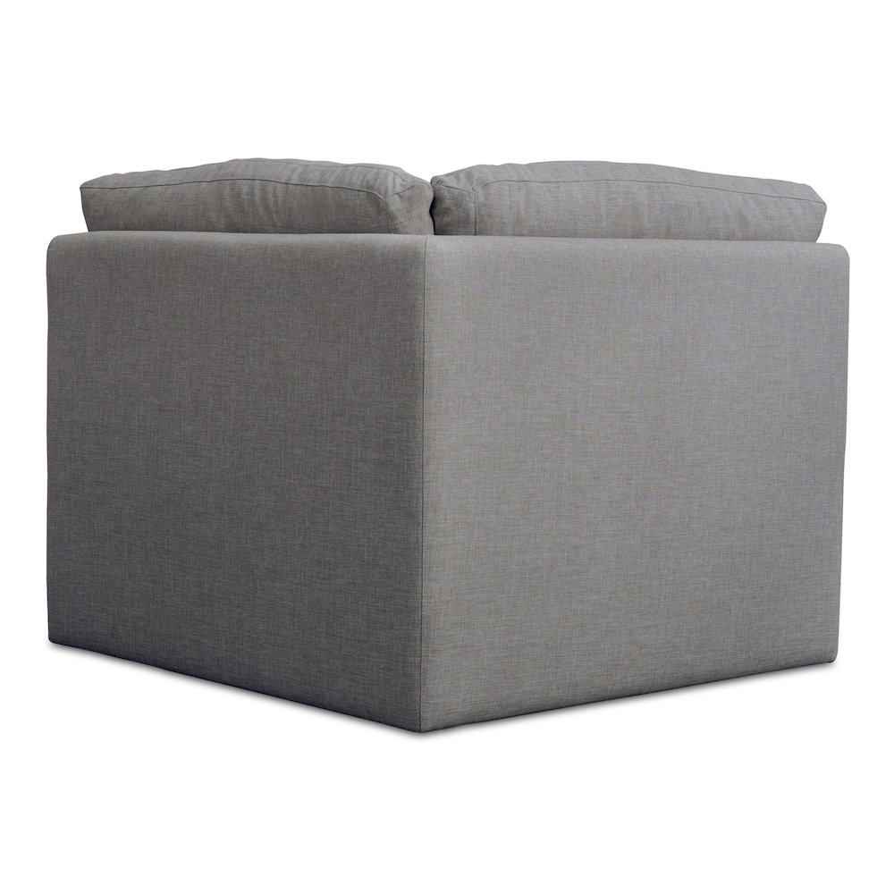 Miles Outdoor Corner Speckled Light Grey. Picture 2