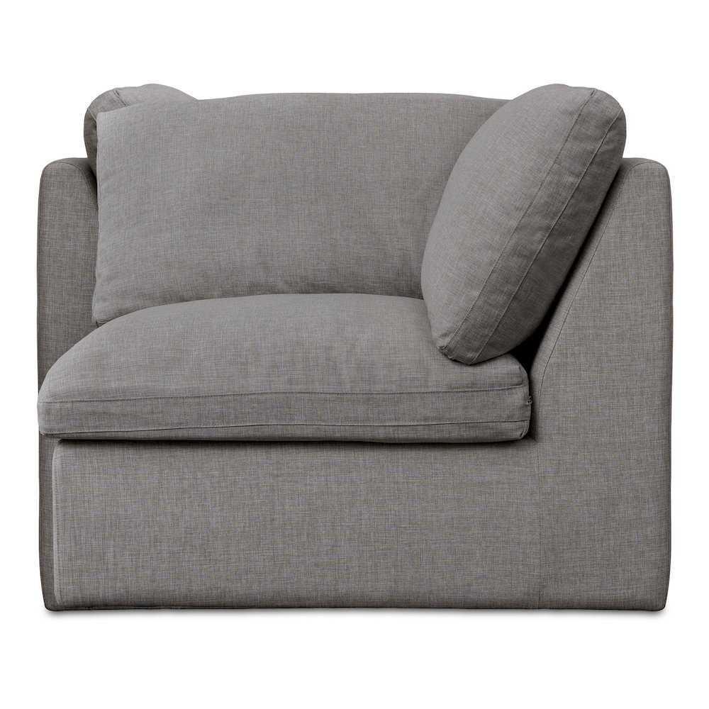 Miles Outdoor Corner Speckled Light Grey. Picture 4