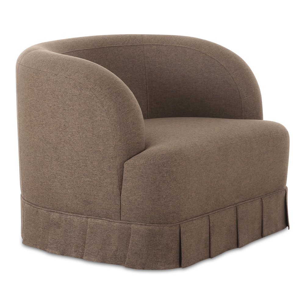 Maren Swivel Chair Brown. Picture 2