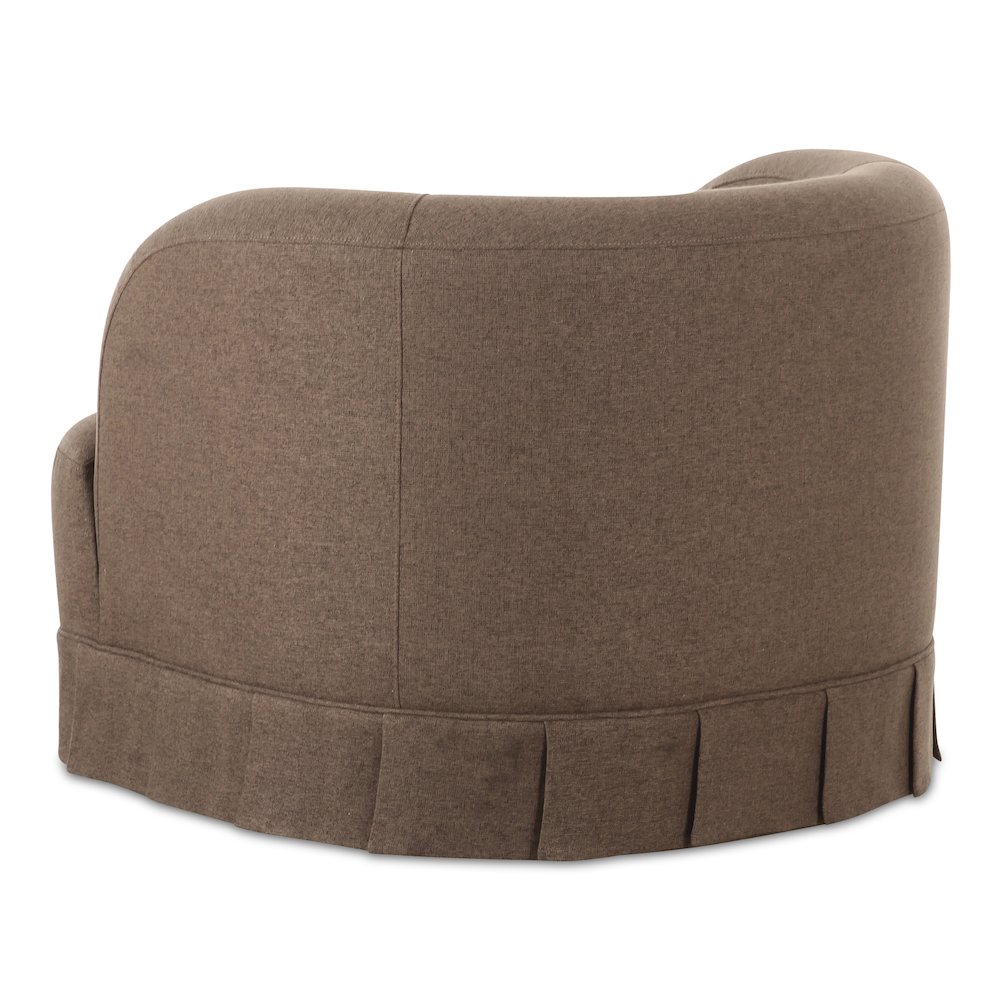 Maren Swivel Chair Brown. Picture 5