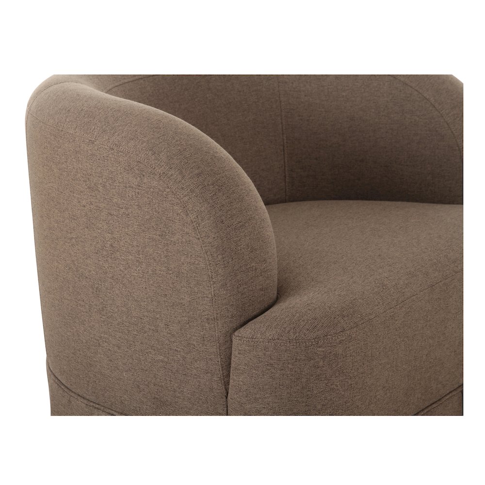 Maren Swivel Chair Brown. Picture 6