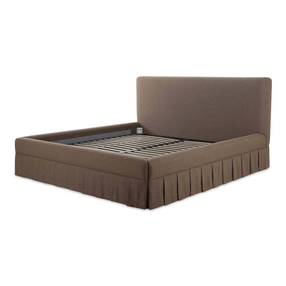 Maren King Bed Brown. Picture 4
