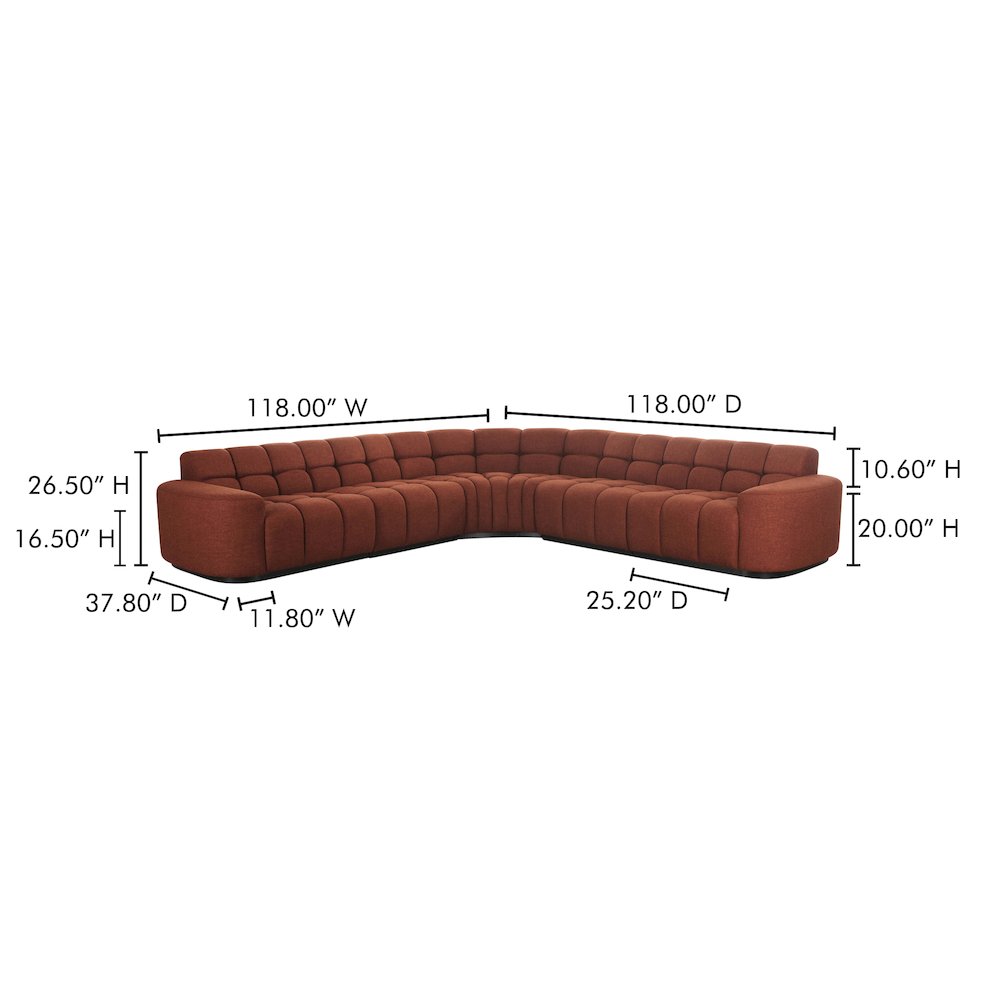 Roman L-Shaped Sectional. Picture 12