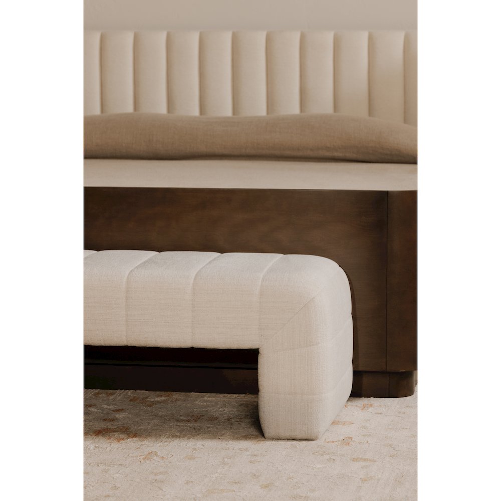 Verity Bench Oatmeal. Picture 5