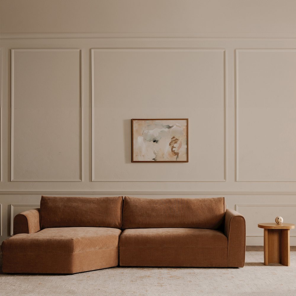 Madrid Left Sectional Heritage Pink. Picture 10