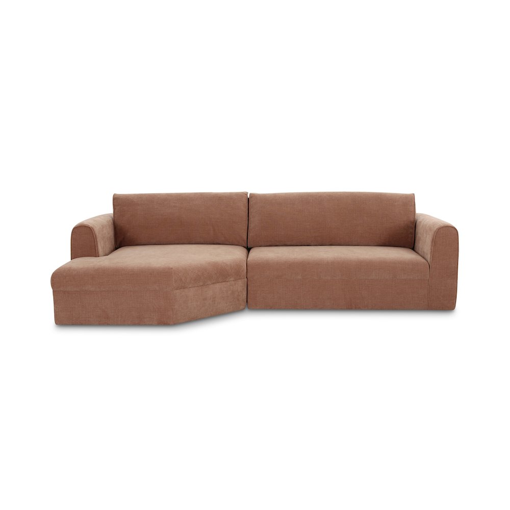 Madrid Left Sectional Heritage Pink. Picture 1