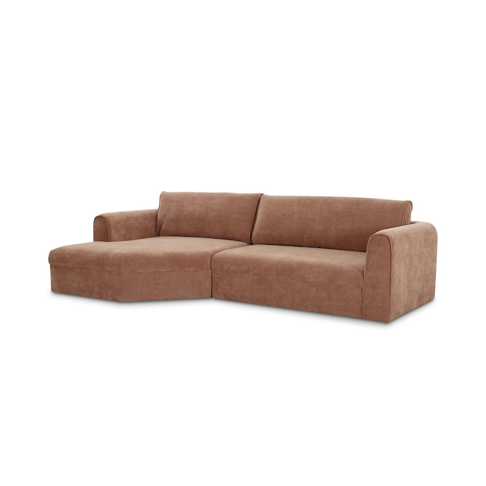 Madrid Left Sectional Heritage Pink. Picture 3