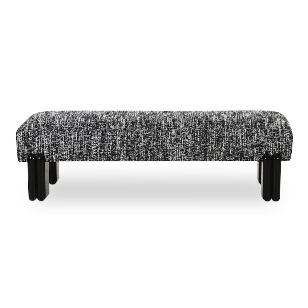 Priya Bench Black. Picture 1