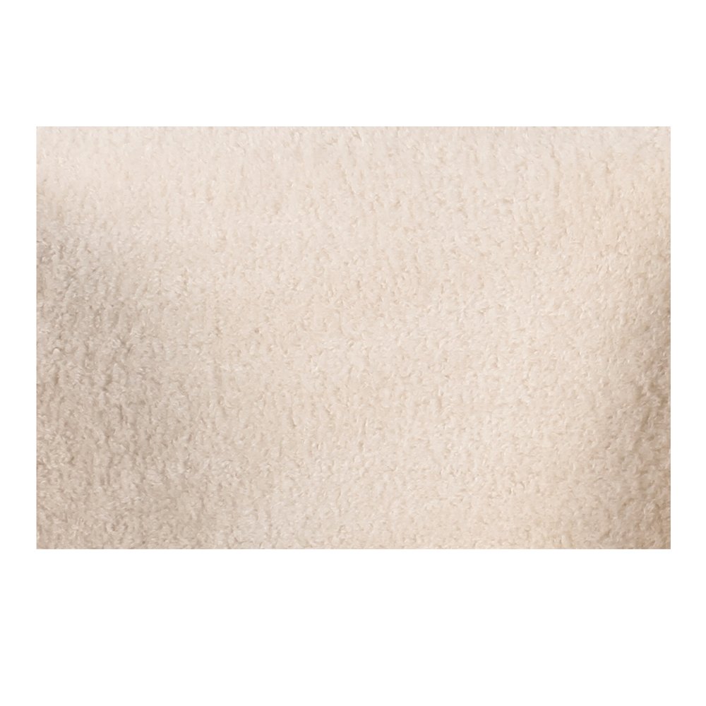 Devlin Lounge Chair Cream Faux Fur. Picture 7