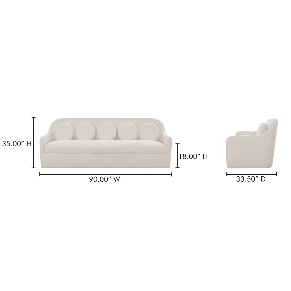 Rialto Sofa White. Picture 11