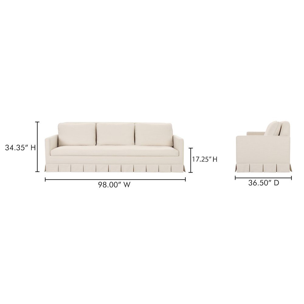 Pellicano Sofa Cream. Picture 12