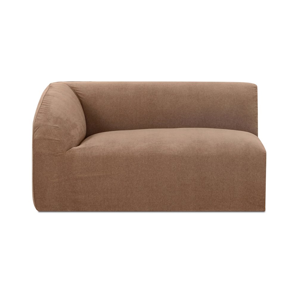 Isla Left Arm Facing Chair Mocha. Picture 1