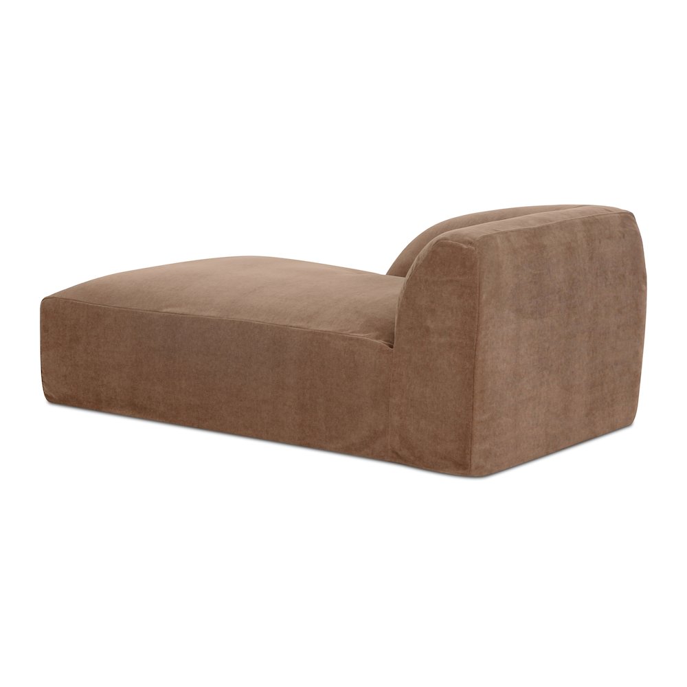 Isla Left Arm Facing Chaise Mocha. Picture 2
