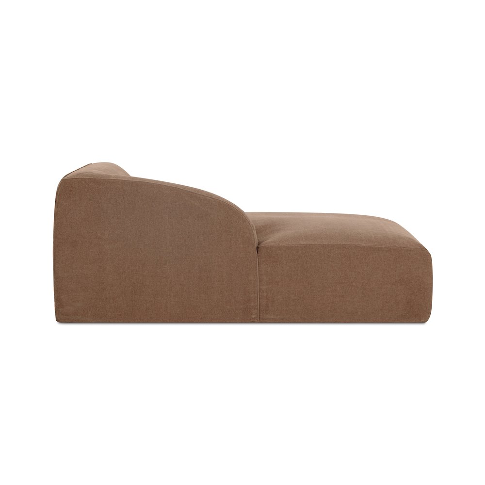 Isla Left Arm Facing Chaise Mocha. Picture 4
