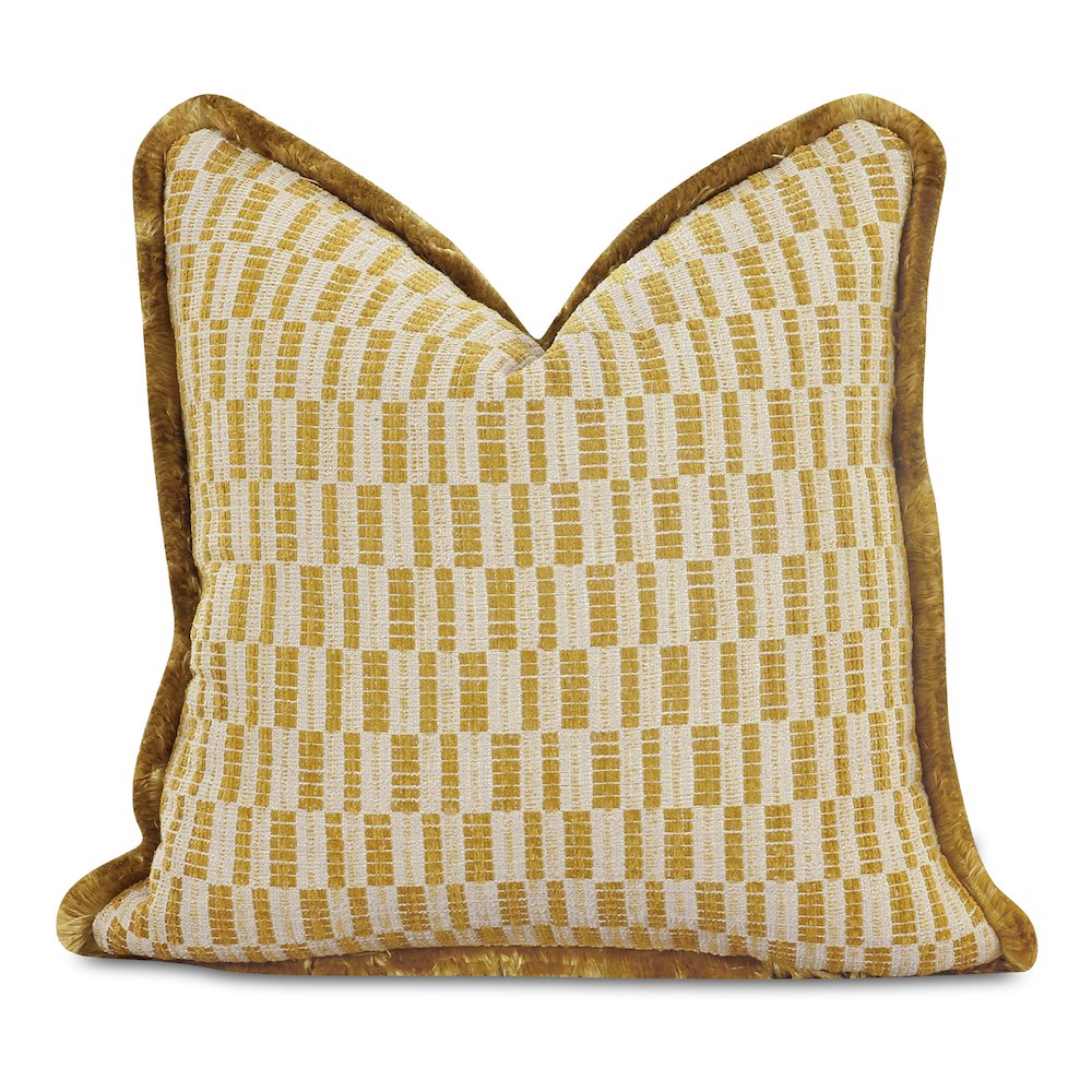 Leone Cushion Chartreuse. Picture 2