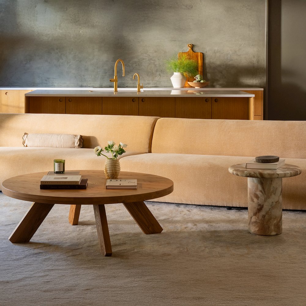 Naomi Concave Sofa Golden Yellow. Picture 11