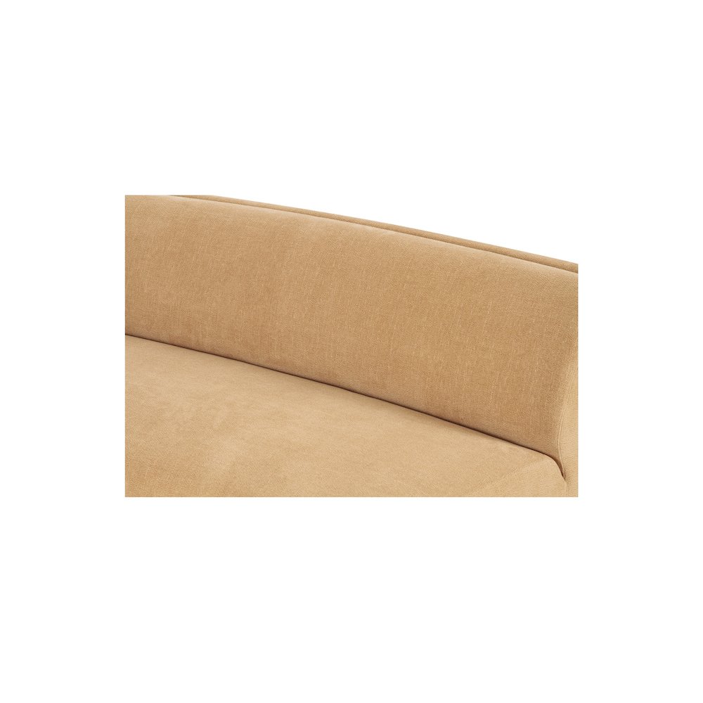 Naomi Concave Sofa Golden Yellow. Picture 7
