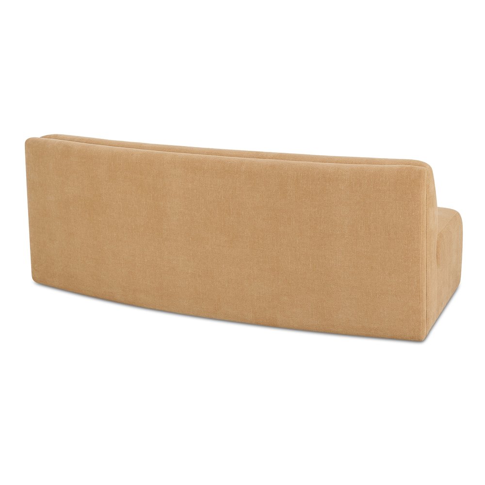 Naomi Concave Sofa Golden Yellow. Picture 4