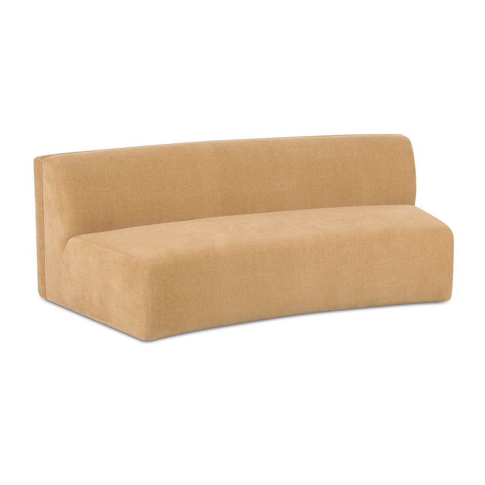 Naomi Concave Sofa Golden Yellow. Picture 3