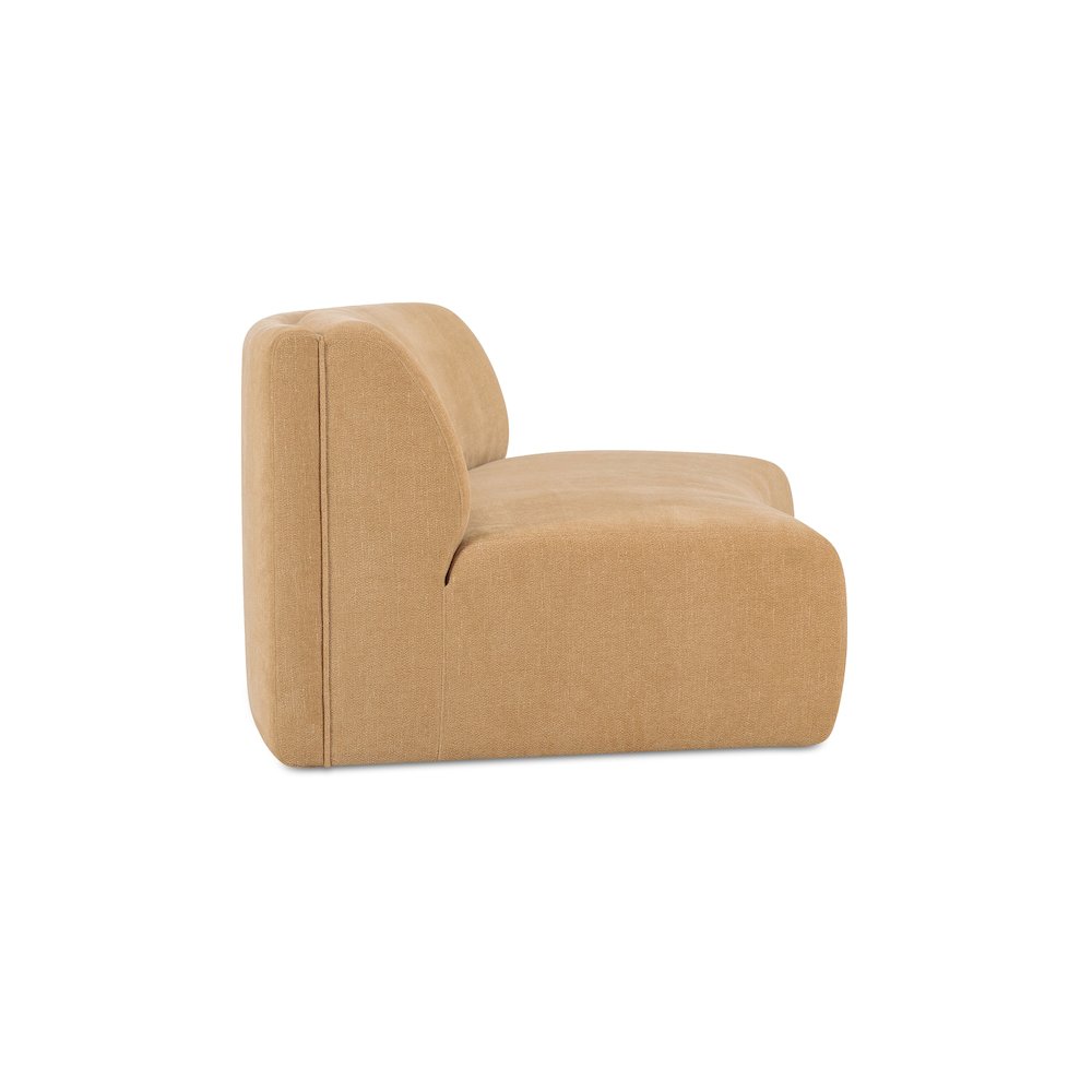 Naomi Concave Sofa Golden Yellow. Picture 5