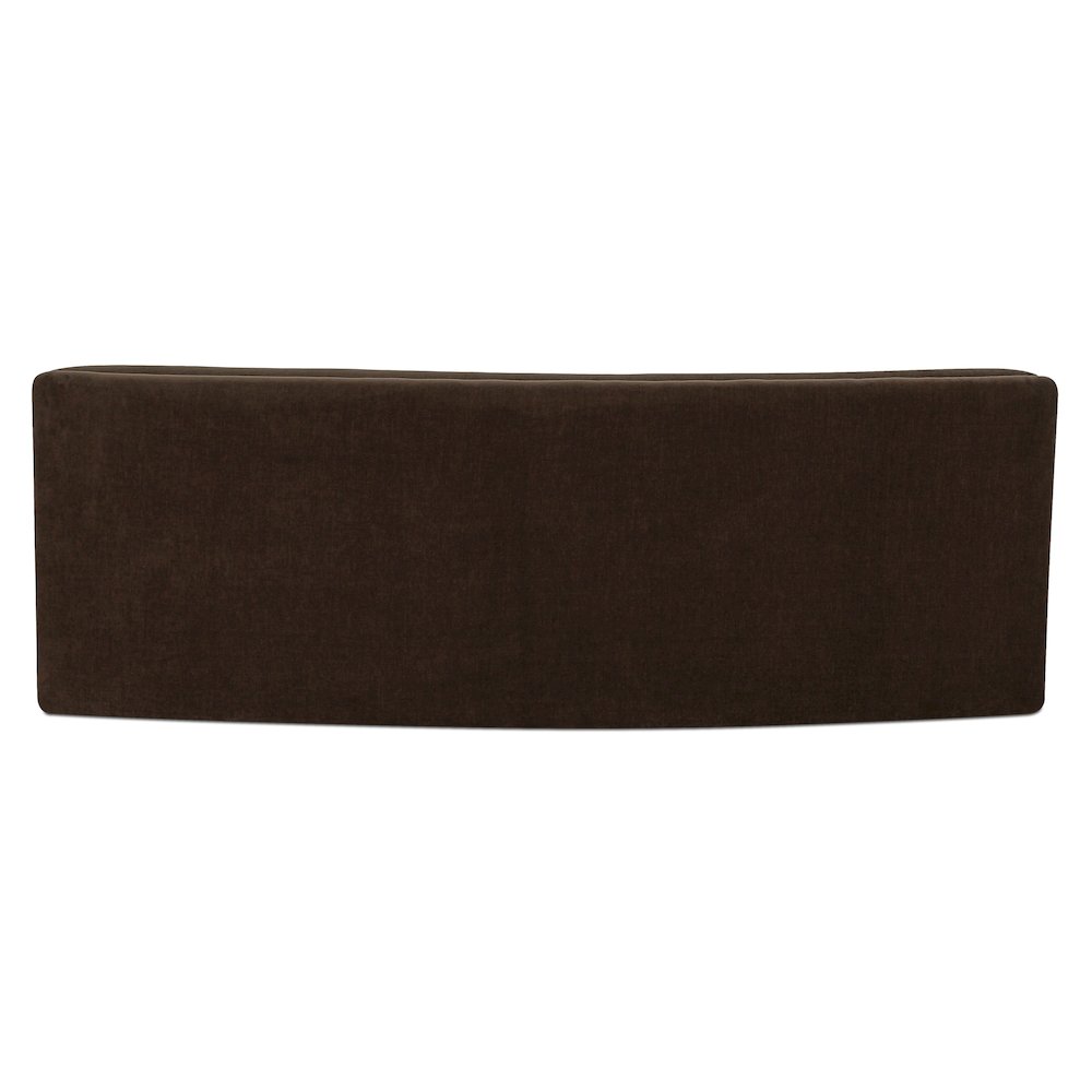 Naomi Concave Sofa Dark Brown. Picture 5