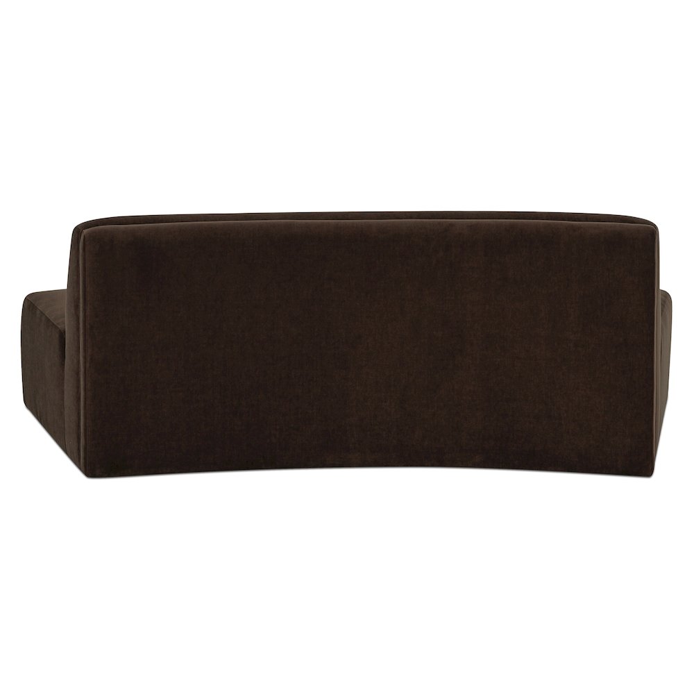 Naomi Convex Sofa Dark Brown. Picture 5