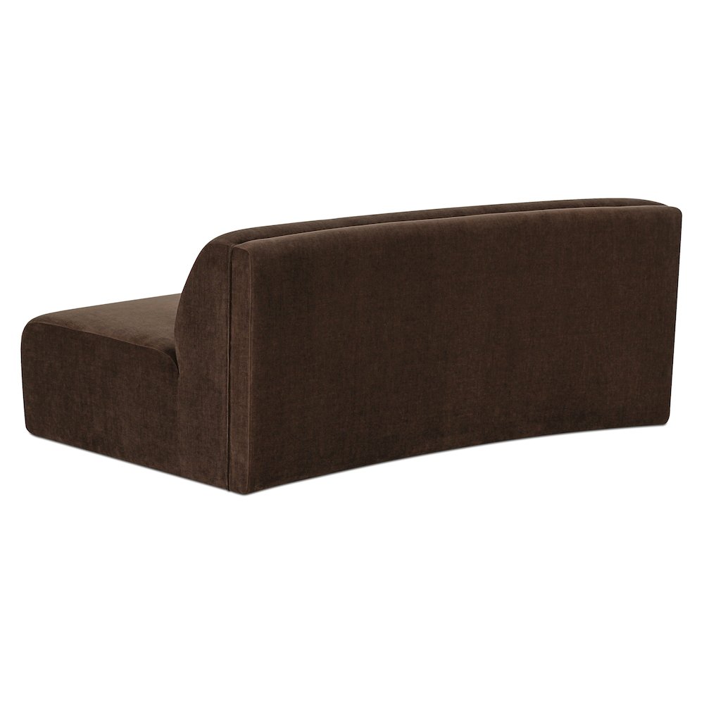Naomi Convex Sofa Dark Brown. Picture 2