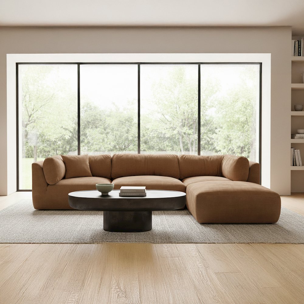 Matina Ottoman Taupe. Picture 5