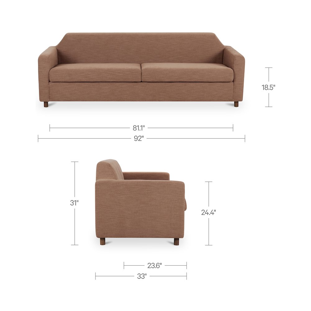 Finch Sofa Washed Pink. Picture 12