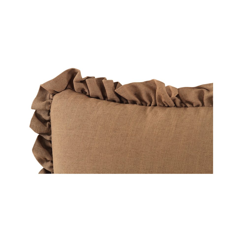 Betty 20 Inch Cushion Ginger. Picture 3