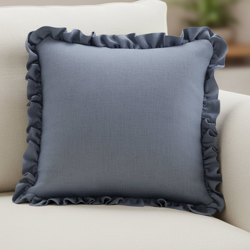Betty 20 Inch Cushion Blue. Picture 5