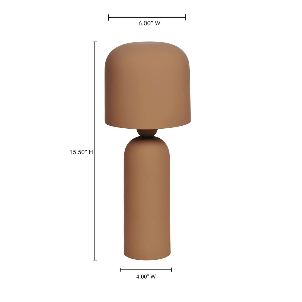Echo Lamp Terracotta. Picture 13