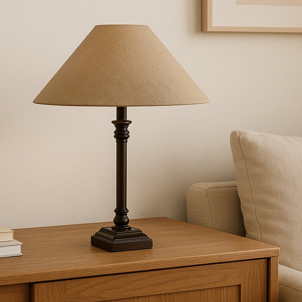 Mayfair Table Lamp Brown. Picture 2