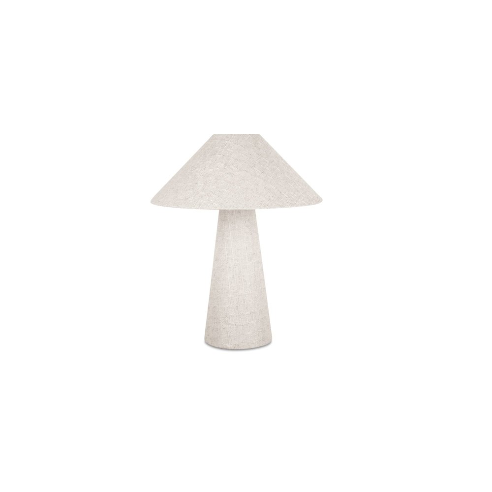 Nori Table Lamp Flecked White. Picture 1