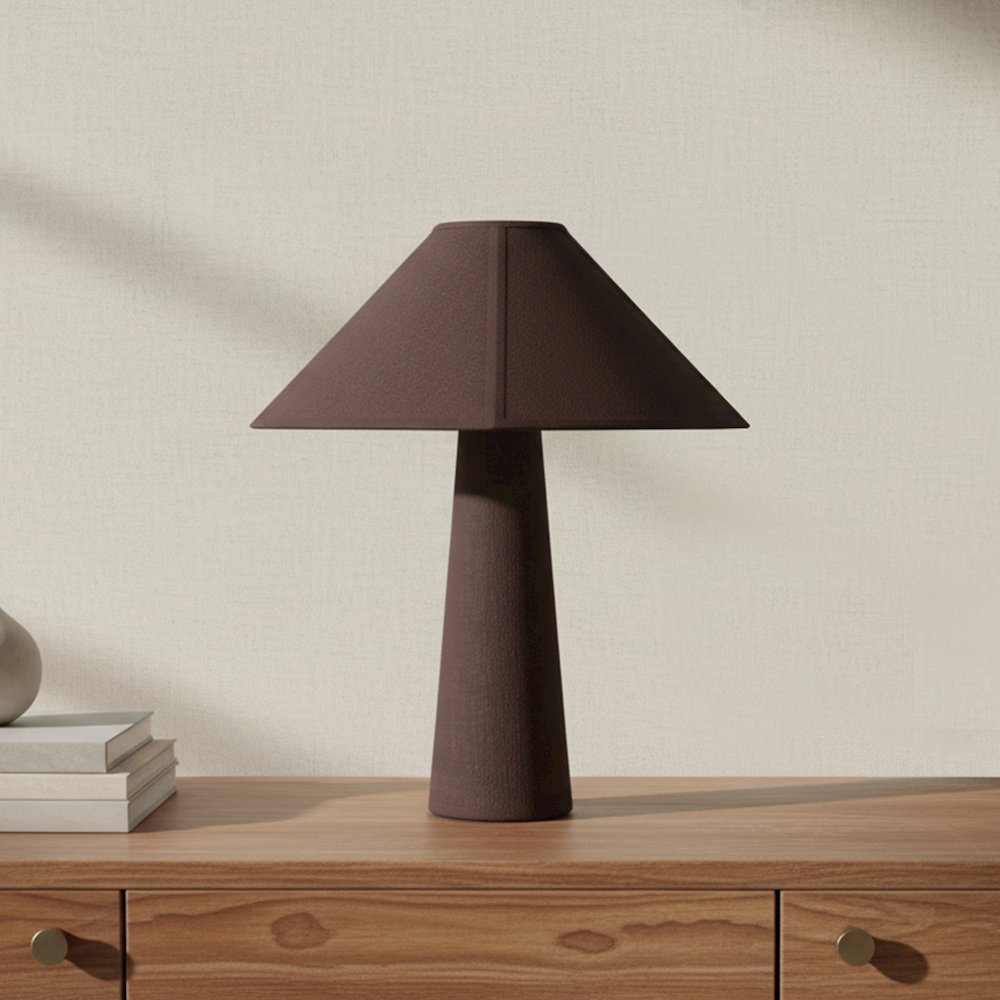 Gigi Table Lamp Dark Brown. Picture 4