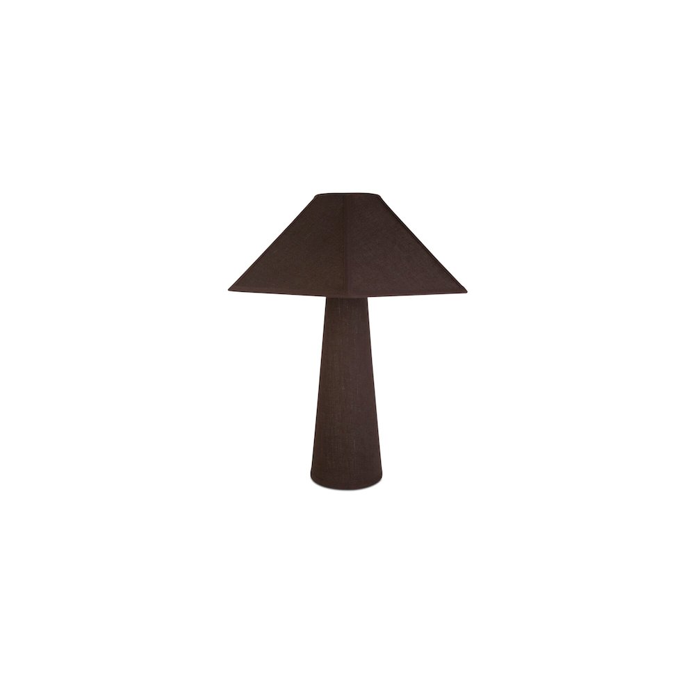 Gigi Table Lamp Dark Brown. Picture 1