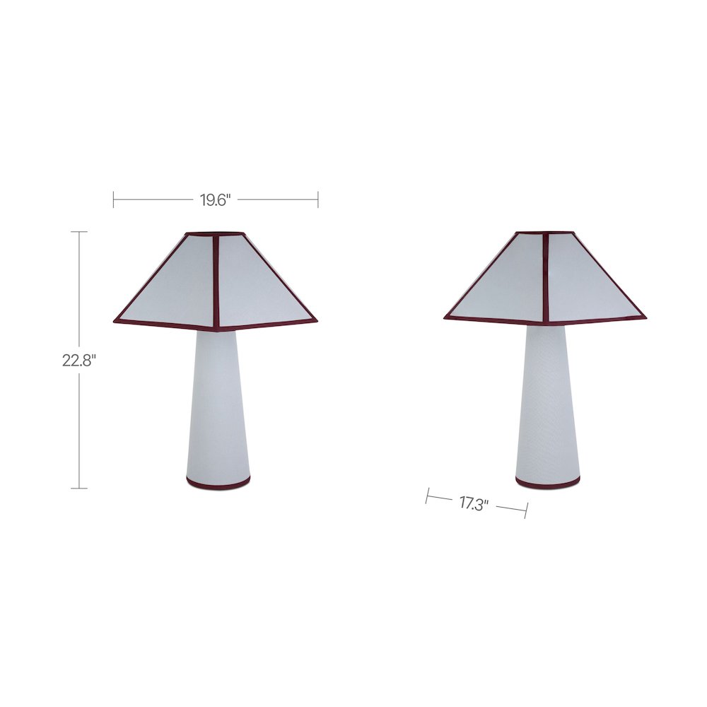 Gigi Table Lamp Light Blue. Picture 3