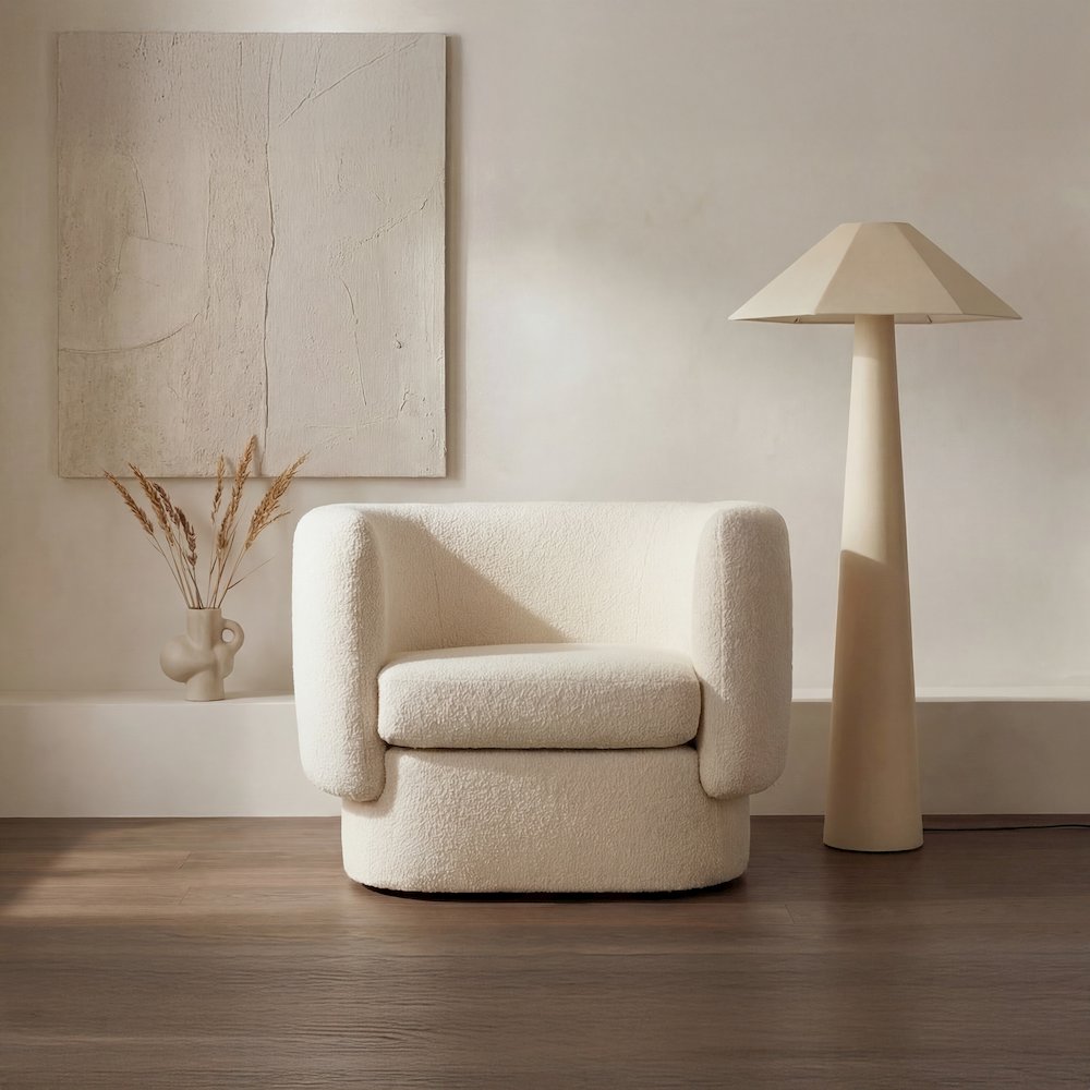 Gigi Floor Lamp Cream. Picture 3