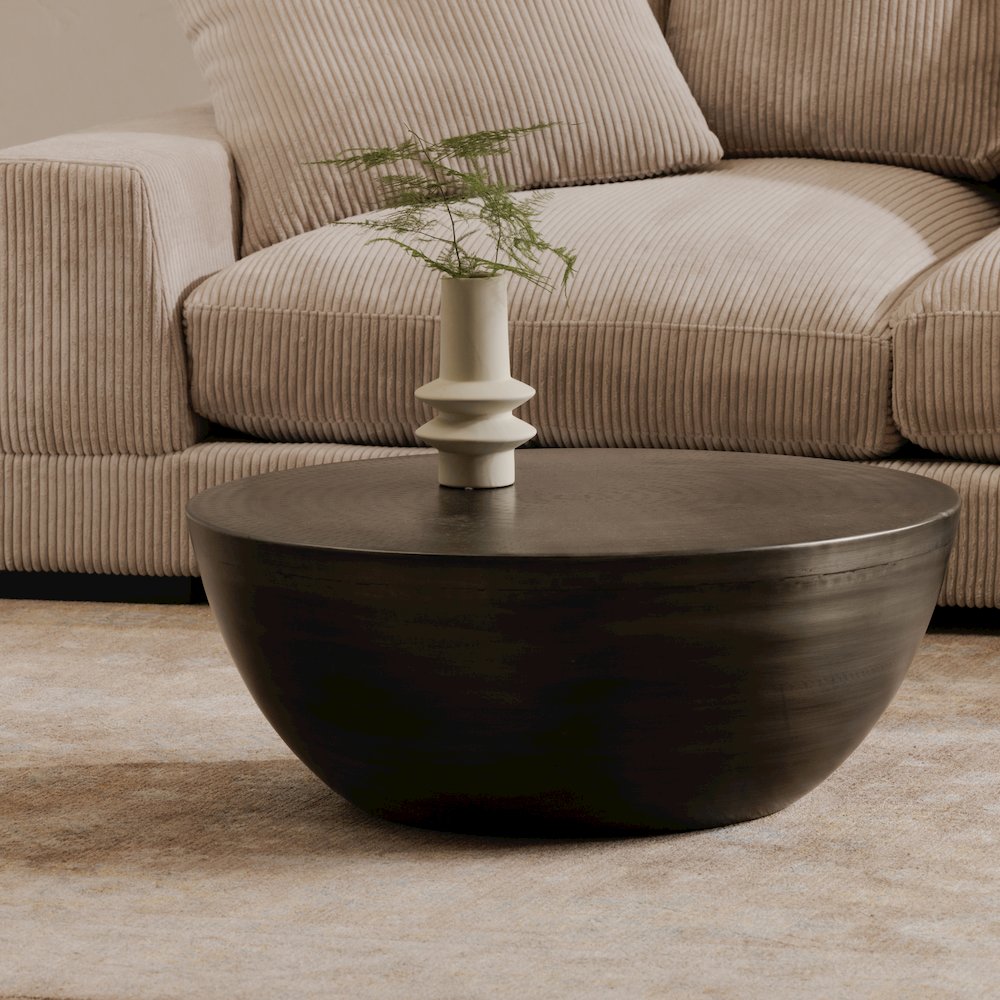 Conga Coffee Table Antique Zinc. Picture 2