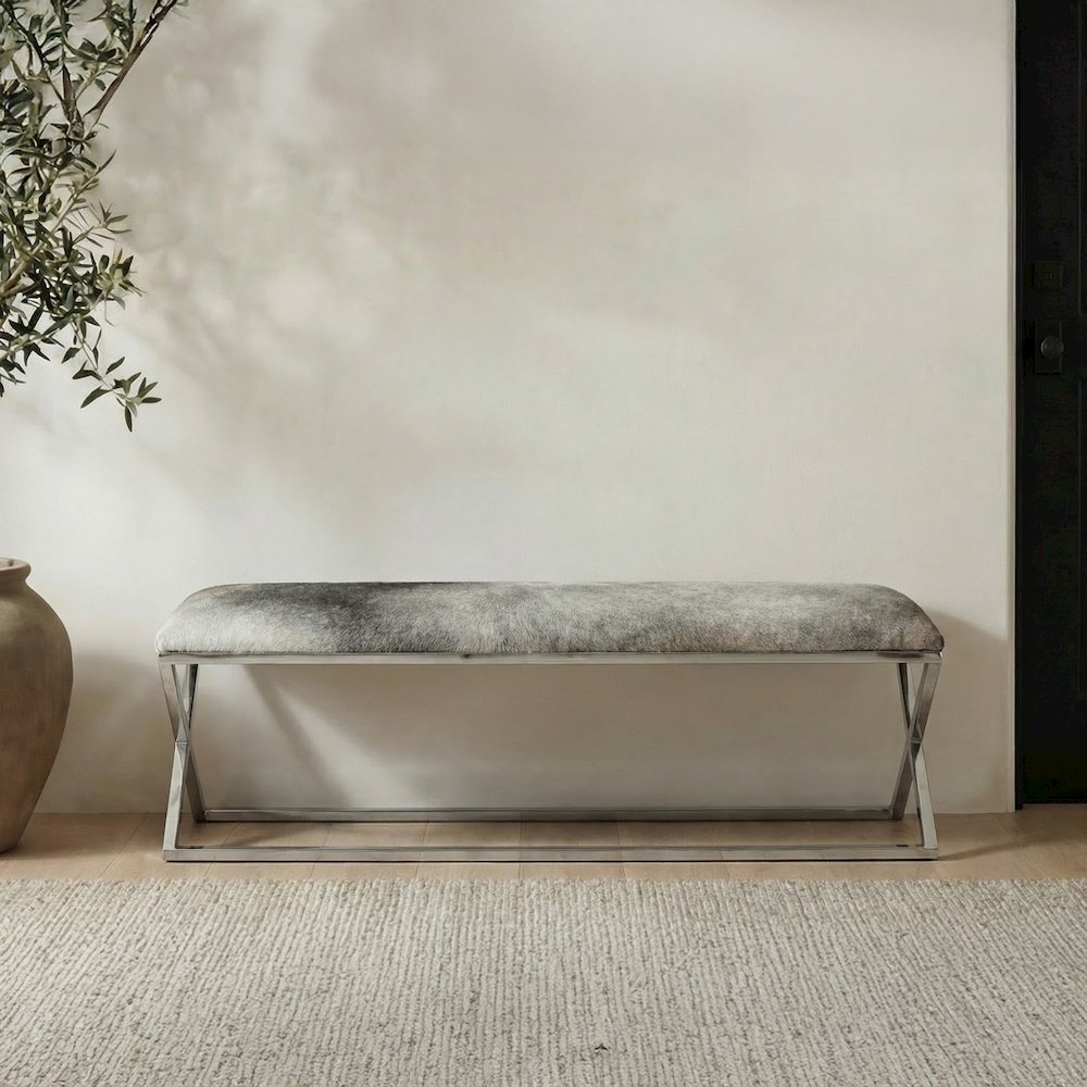 Rossi Bench Grey. Picture 5