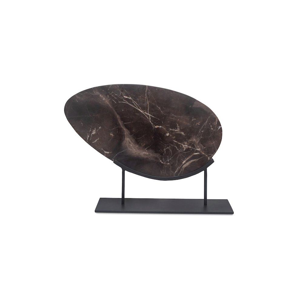 Galen Sculpture Saint Laurent Brown Marble. Picture 1