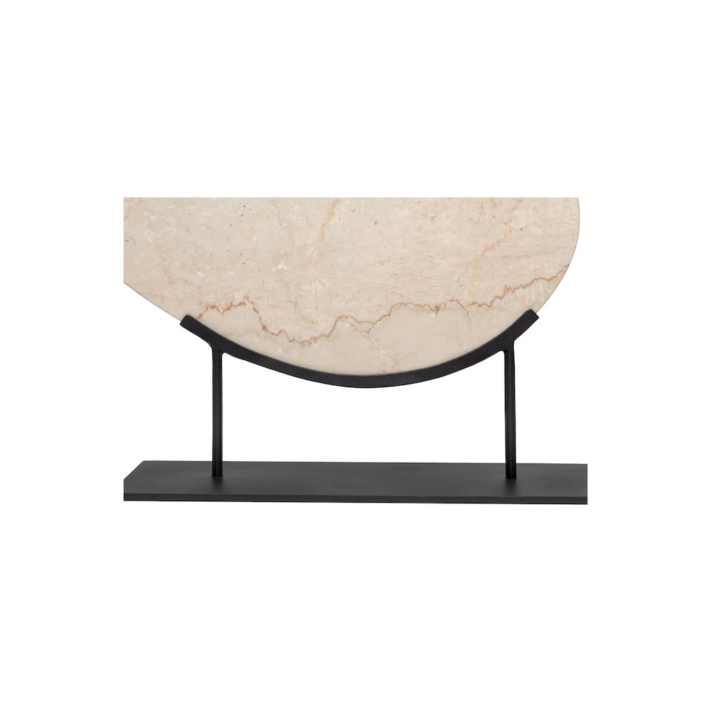 Galen Sculpture Botticino Beige Marble. Picture 4