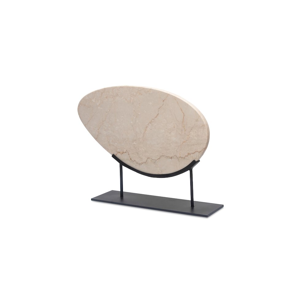 Galen Sculpture Botticino Beige Marble. Picture 3